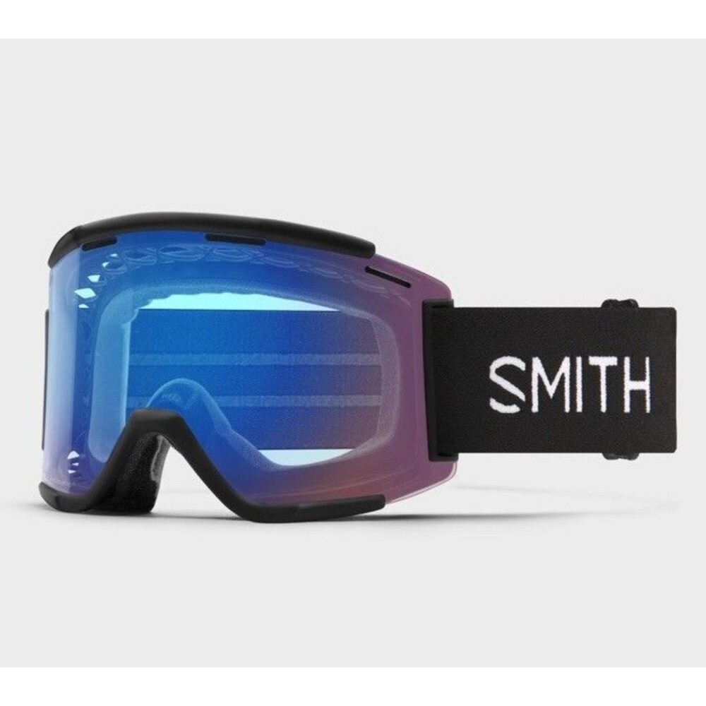 Smith Squad XL MTB Goggles Black ChromaPop Contrast Rose Flash/Clear AF